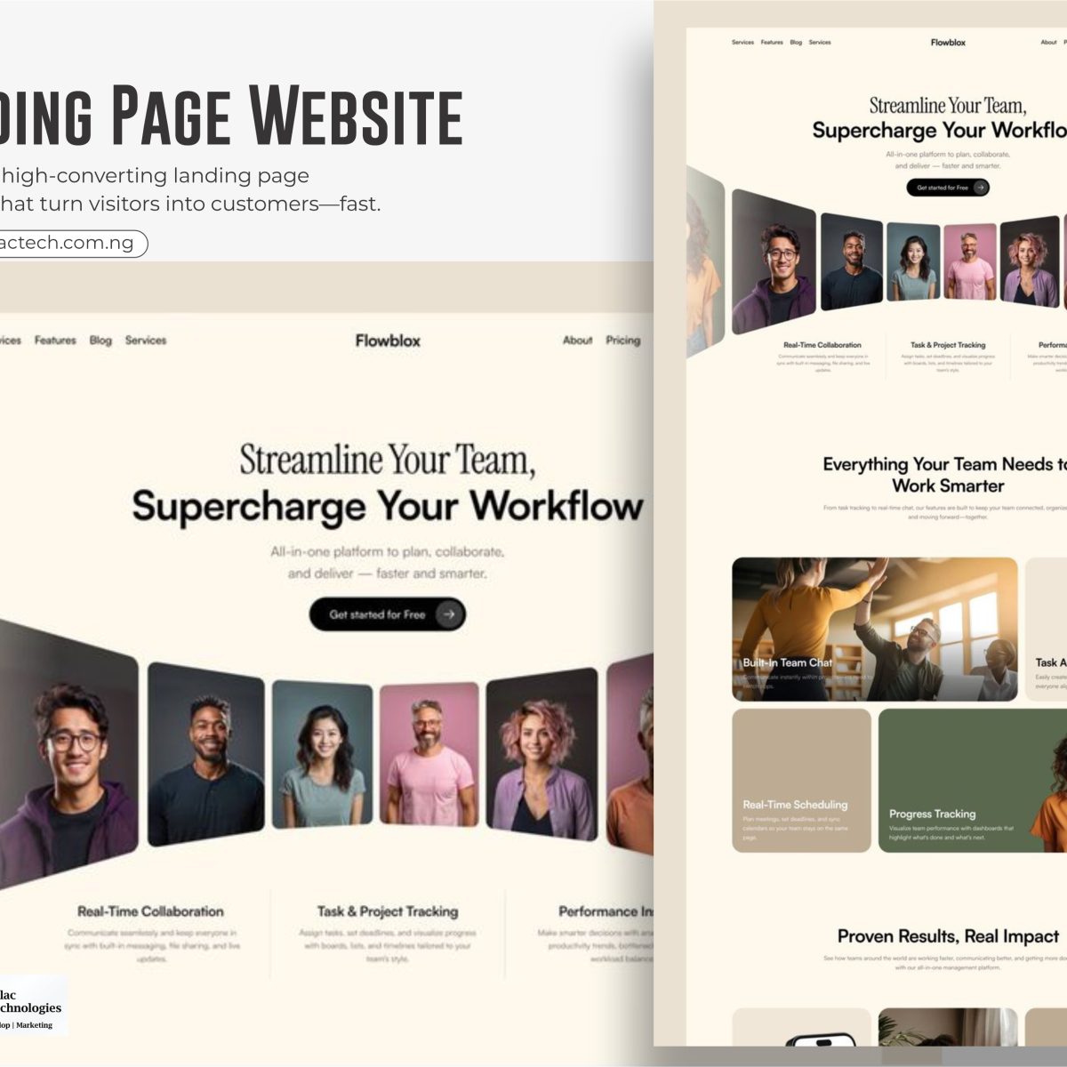 Landing Page Website